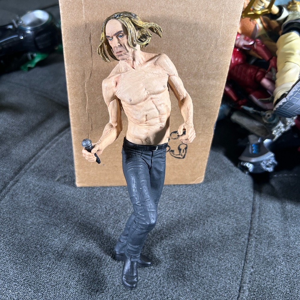 NECA Iggy Pop 7 Inch Action Figure The Stooges Punk Rock Music Legend